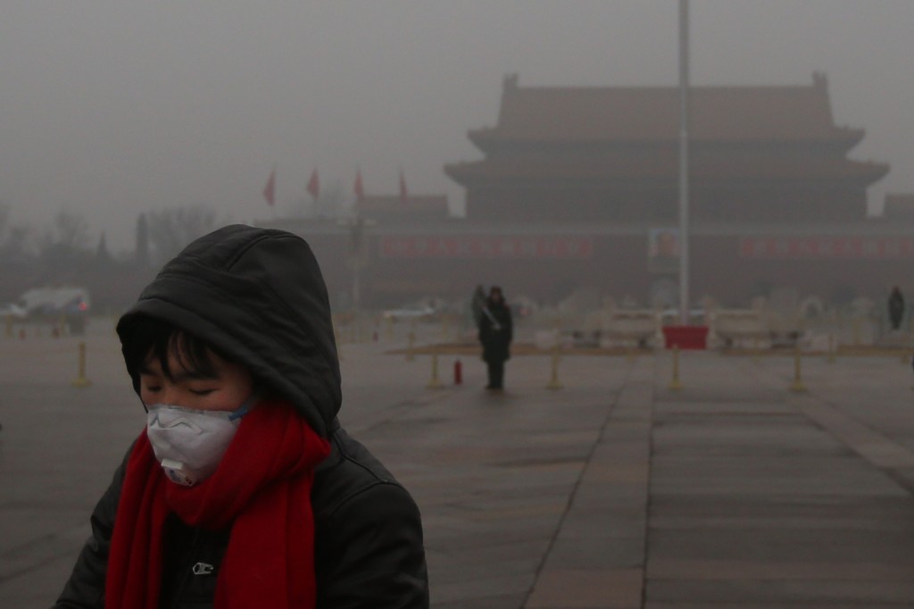 圖一、中國快速的經濟發展背後也存在著污染問題